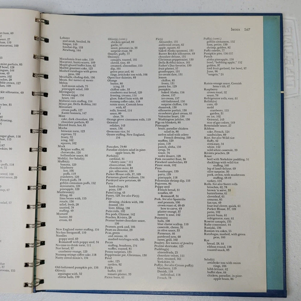 Betty Crocker Hostess Cookbook 1972 Fifth Printing Spiral‎ Hardcover